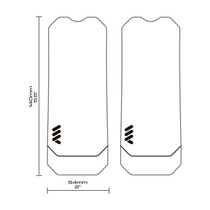 Klebeschutz für ALL MOUNTAIN STYLE Pedalboard Schwarz