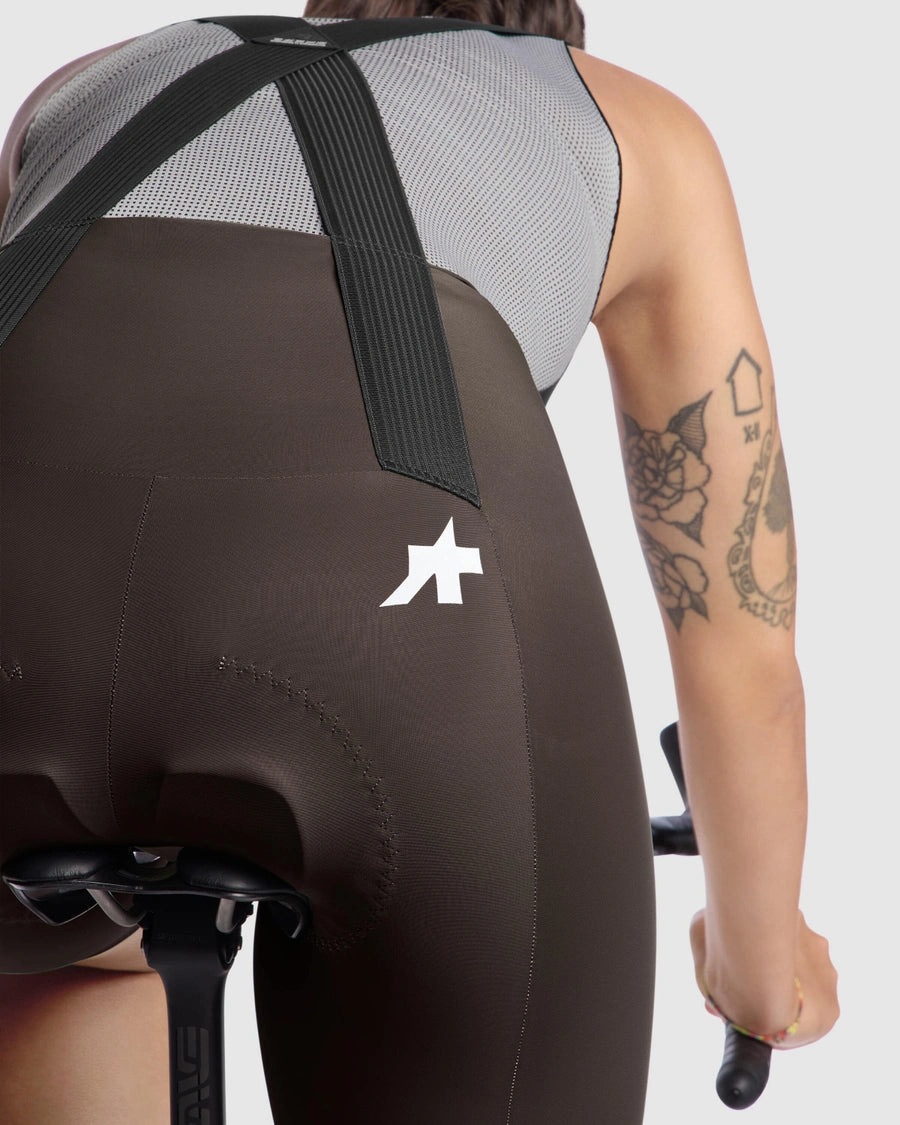 ASSOS UMA GT S11 Damen Kurz Trägerhose Braun