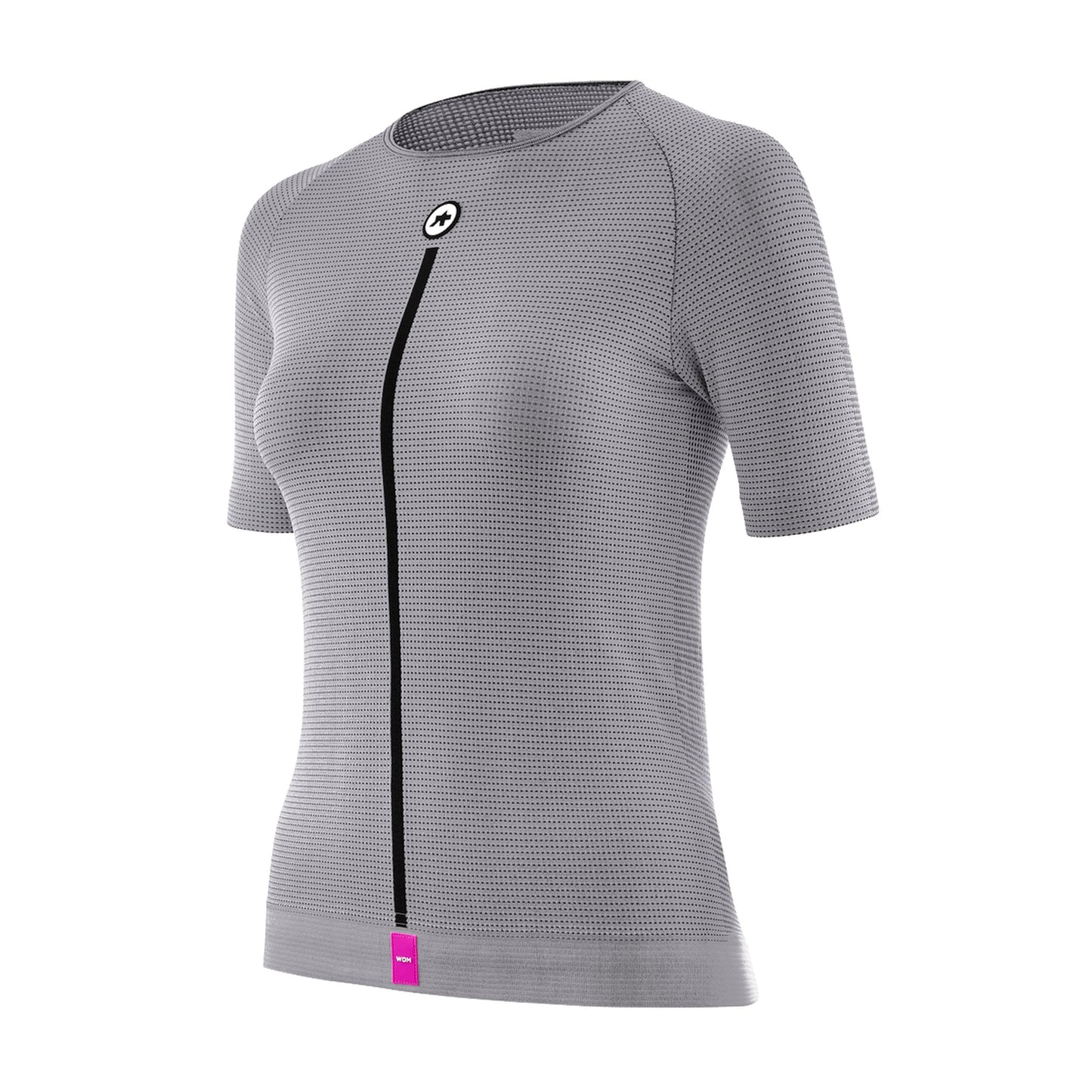 ASSOS NS SKIN LAYER P1 Kurzarm-Unterhemd für Damen, grau