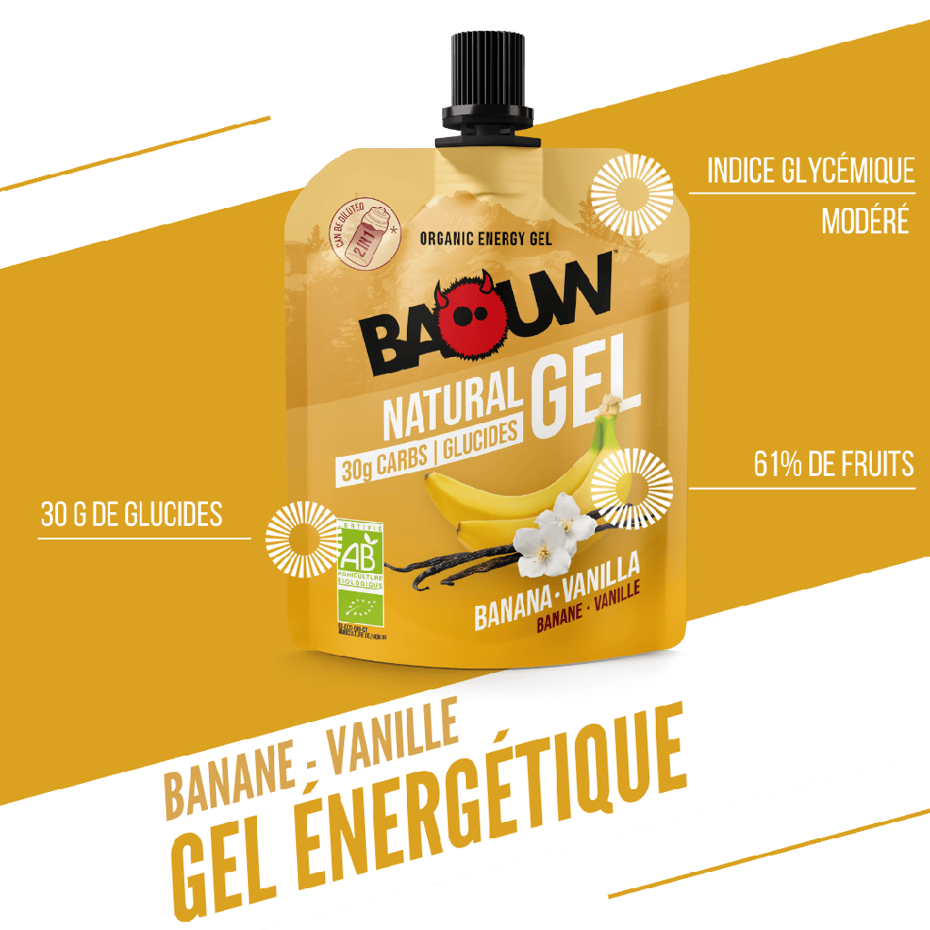 BAOUW BIO Energie-Gel Banane-Vanille (85g)