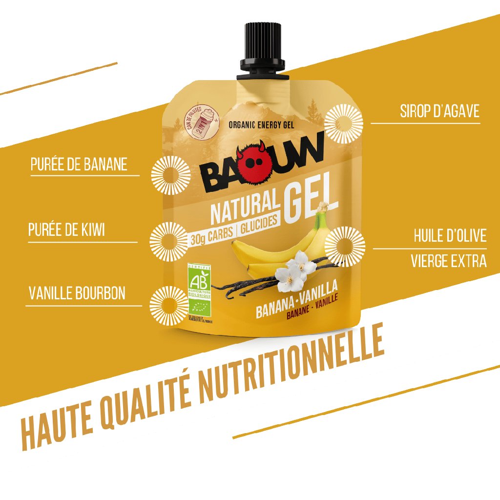 BAOUW BIO Energie-Gel Banane-Vanille (85g)
