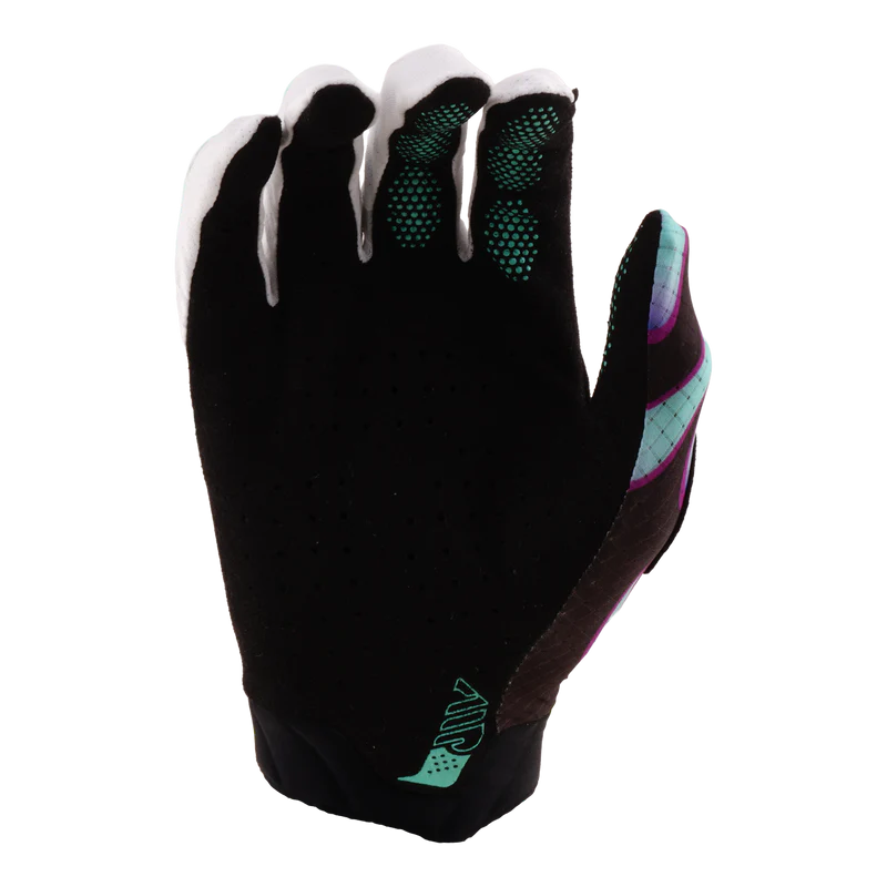 TROY LEE DESIGNS AIR OVERSPRAY Junior Handschuhe Schwarz/Real Teal