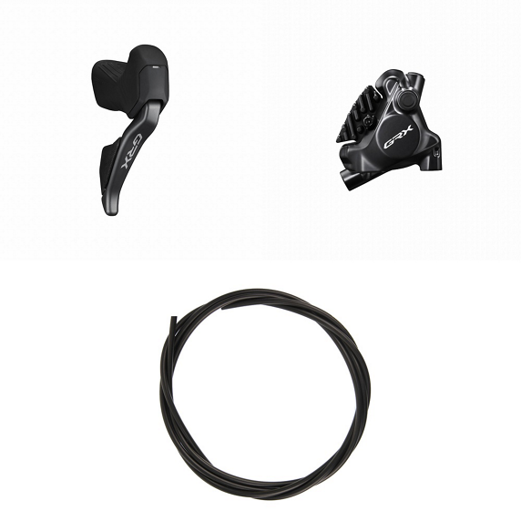 Bremshebel rechts und Bremssattel hinten SHIMANO GRX RX825 12-fach