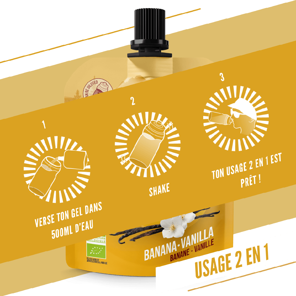 BAOUW BIO Energie-Gel Banane-Vanille (85g)