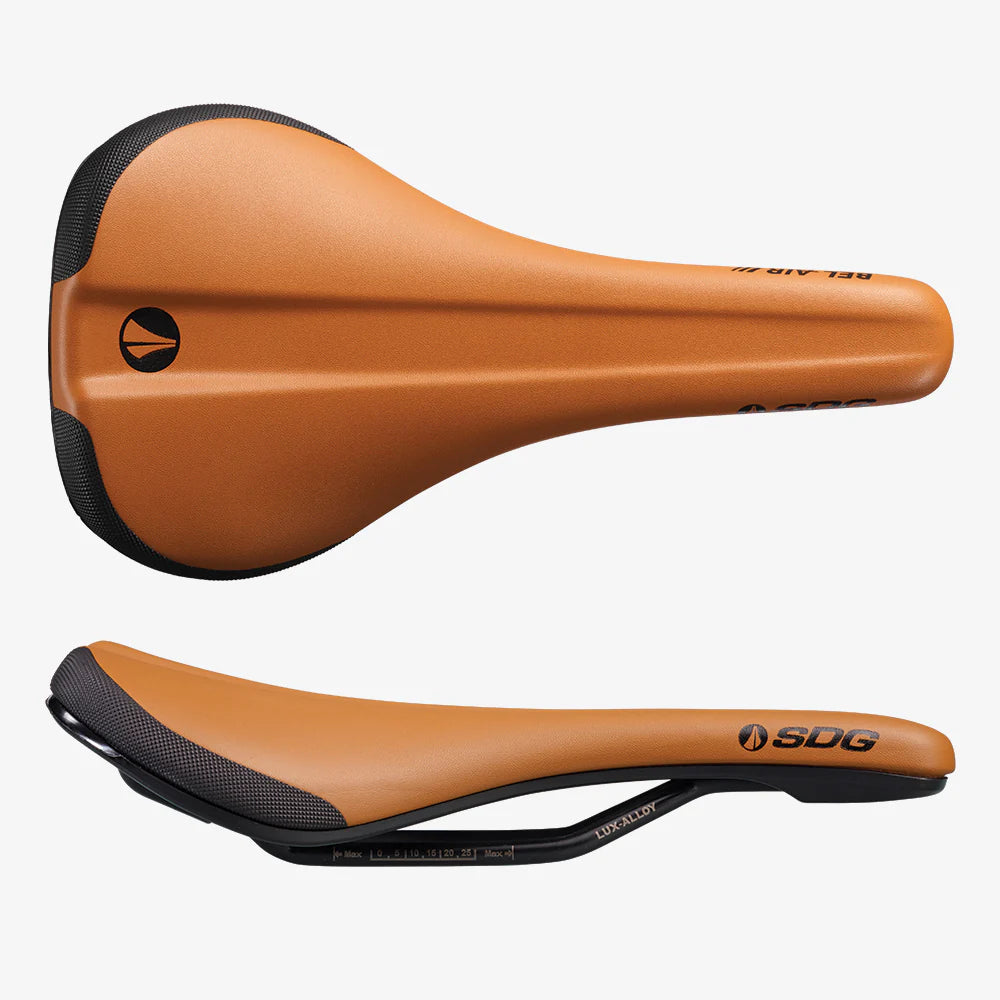 Sattel SDG BEL-AIR V3 Rails Lux Alloy Braun/Schwarz – Probikeshop