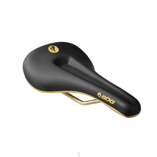 Sattel SDG BEL-AIR V3 MAX Galactic Rails Lux-Alloy Schwarz/Gold