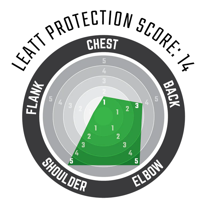 LEATT REAFLEX STEALTH Schutzweste Schwarz