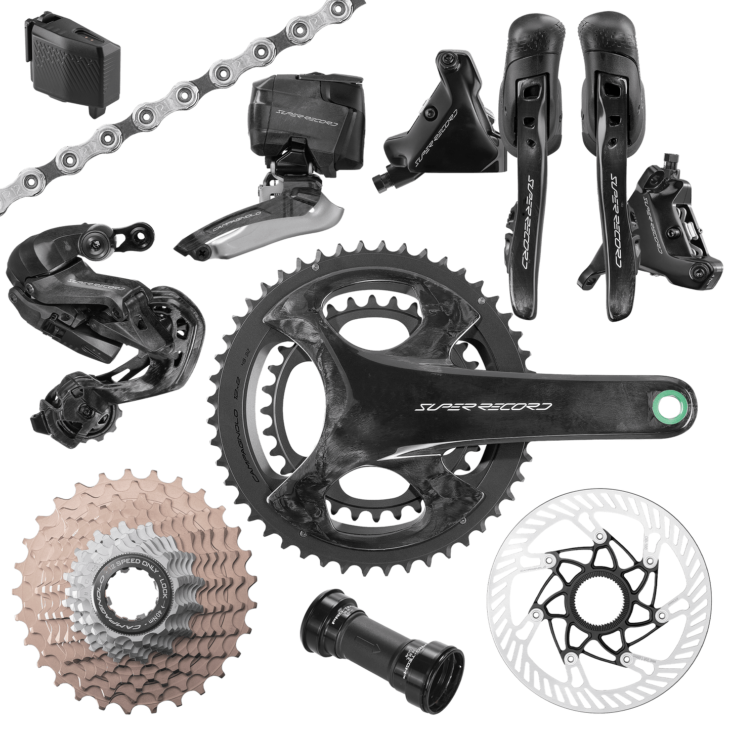 Gruppe CAMPAGNOLO SUPER RECORD WRL 2x12V