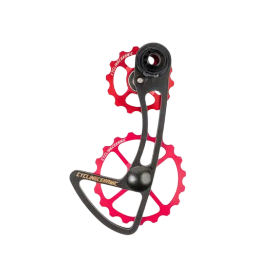 CYCLING CERAMIC Oversize-Schaltauge für Campagnolo EPS 12V Rot