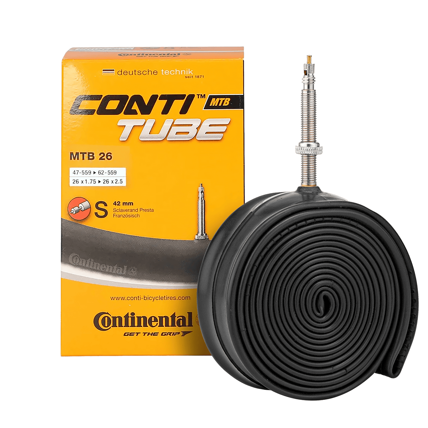 CONTINENTAL Schlauch 26x1.75-2.5 Presta 42mm
