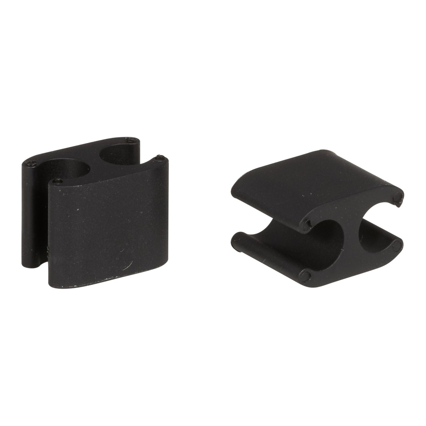 10er-Set ELVEDES Kabel Clips Duo Black 5mm/2.5mm DI2