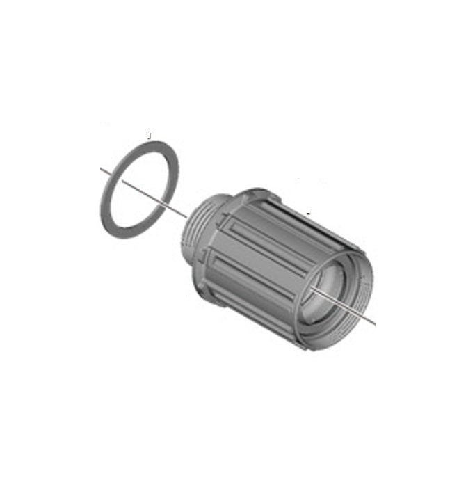 SHIMANO WH-R9170-C60 Freilaufkörper Typ Shimano HG