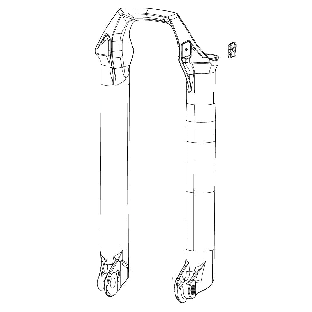 Gabelunterteil ROCKSHOX SID 35 D1, rot #11.4018.091.138