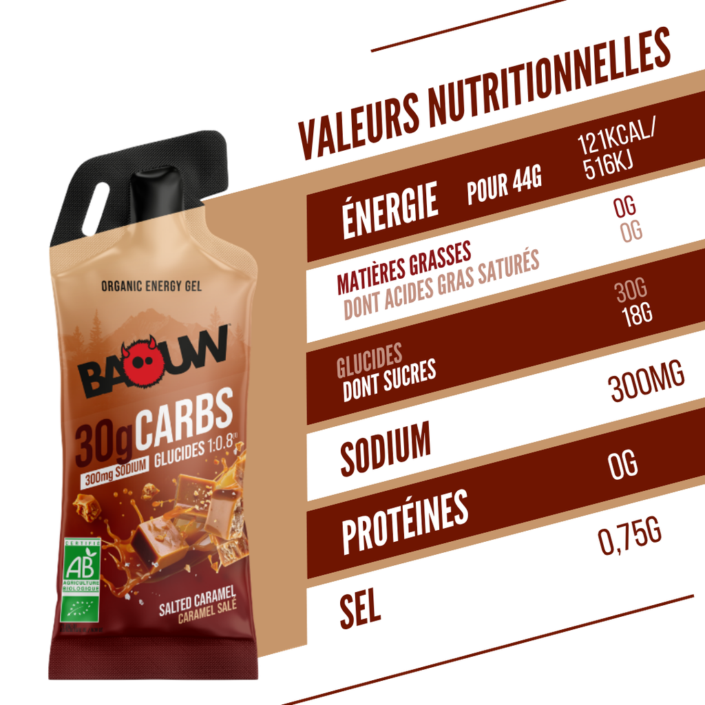 Energiegel BAOUW Gesalzenes Karamell (44g)