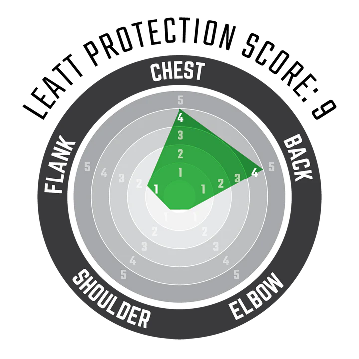 LEATT REAFLEX Damen Brustschutz Schwarz