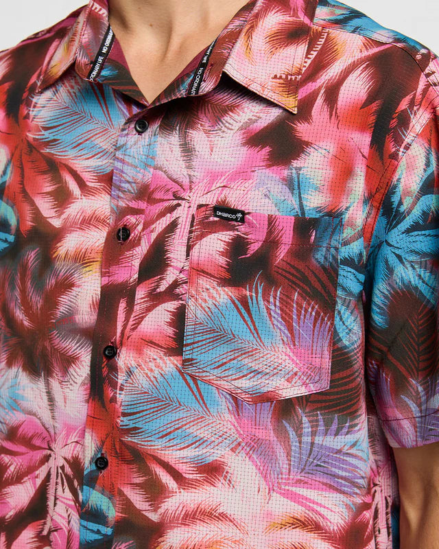 Technisches Hemd DHARCO TECH PARTY NEBULA Pink