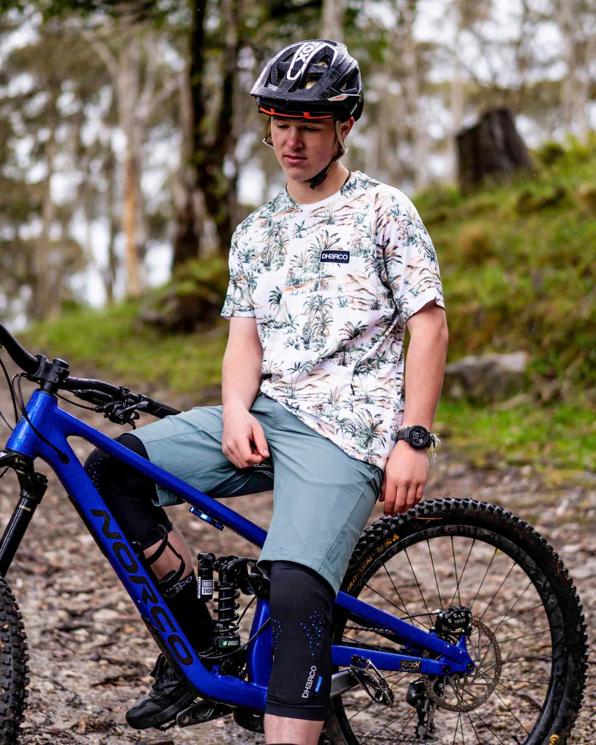 DHARCO LOST Trikot Kurzarm Beige/Grün