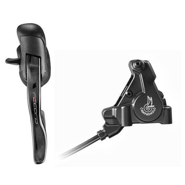 Linker Hebel und vorderer Bremssattel 140mm CAMPAGNOLO RECORD FLAT MOUNT 2021
