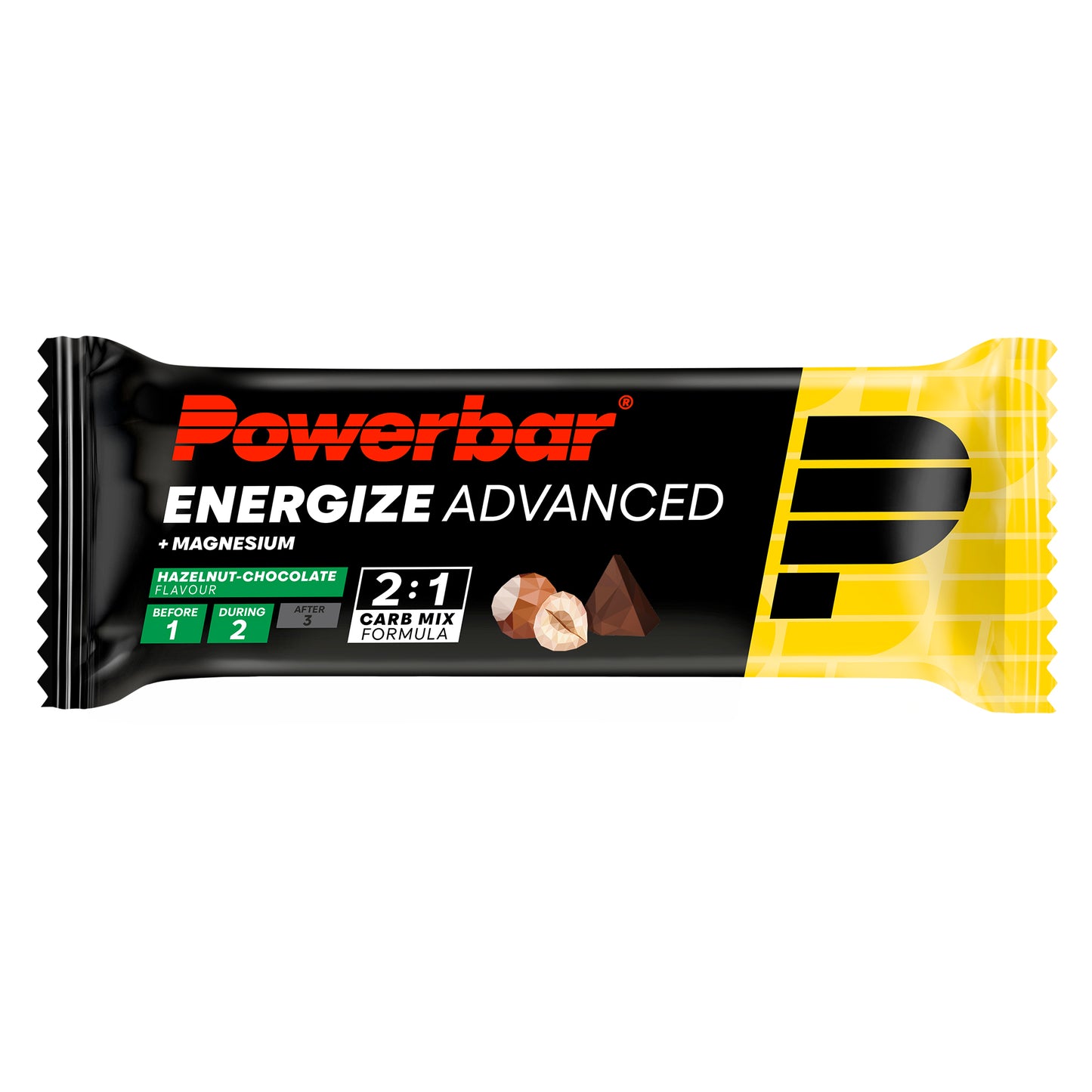 POWERBAR ENERGIZE ADVANCED Energie-Riegel (55g) Haselnuss-Schokolade