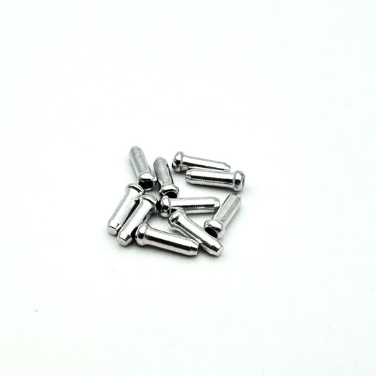 CLARKS Schaltwerk-Kabelkappen (x10) Silber