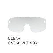 Brille POC ELICIT TORIC + Schwarz Clarity Road Sunny Silver Glas