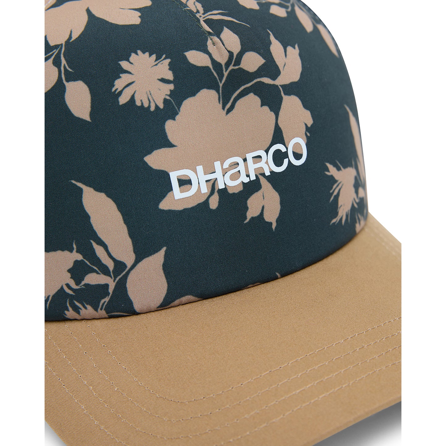 DHARCO CURVED PEAK TRUCKER Mütze Braun/Weiß