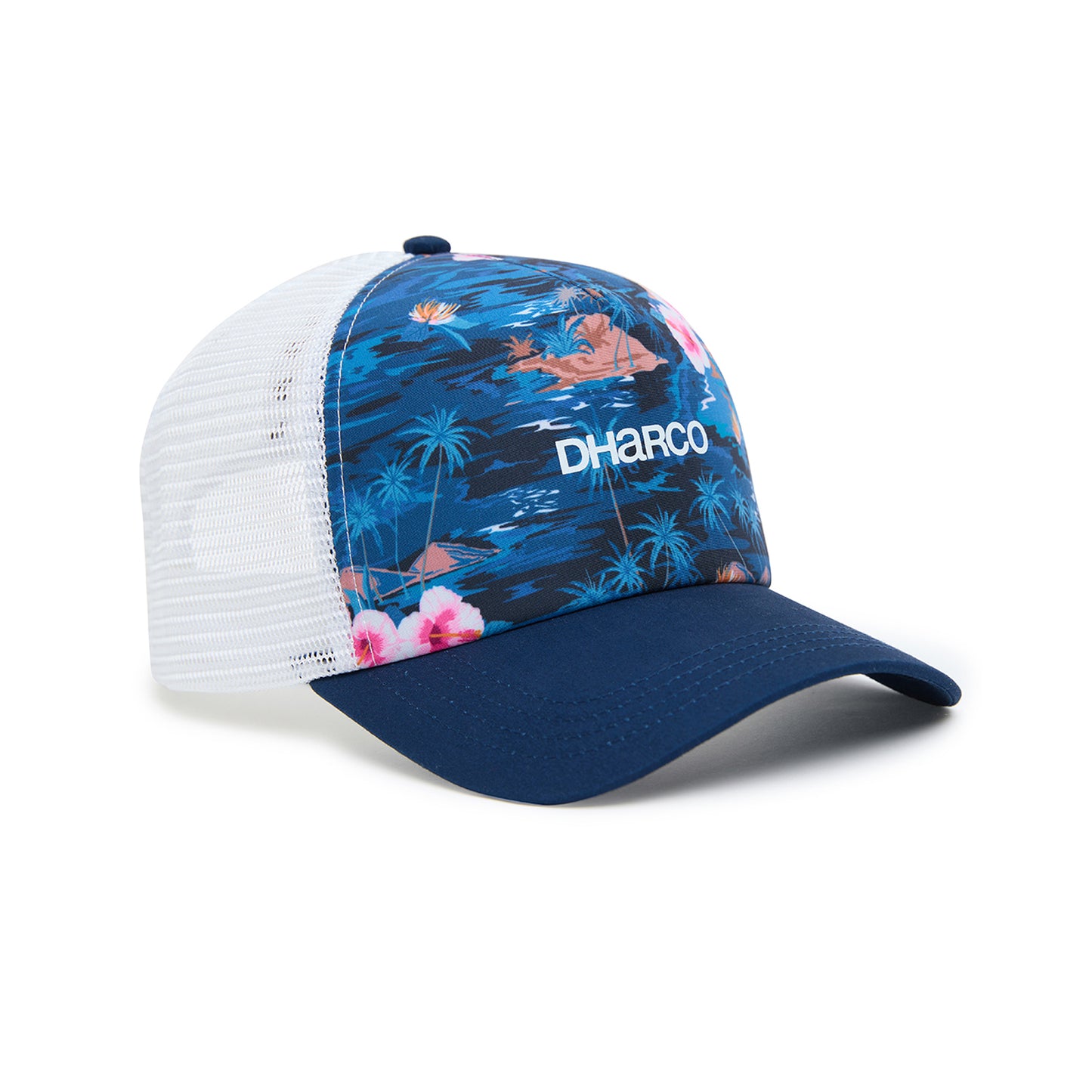 DHARCO CURVED PEAK TRUCKER OASIS Mütze Blau