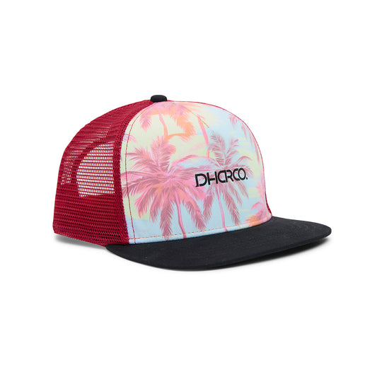 DHARCO FLAT PEAK EL CAMINO Junior Kappe Rot