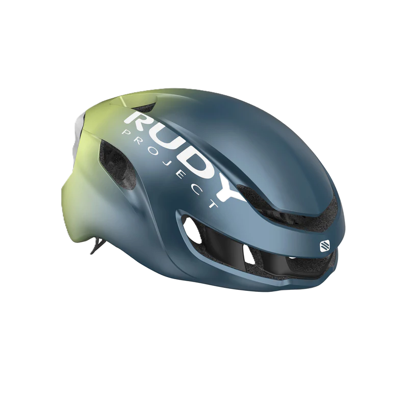rudy project fahrradhelm Straßenhelm RUDY PROJECT NYTRON Blau/Grün Matt – Probikeshop
