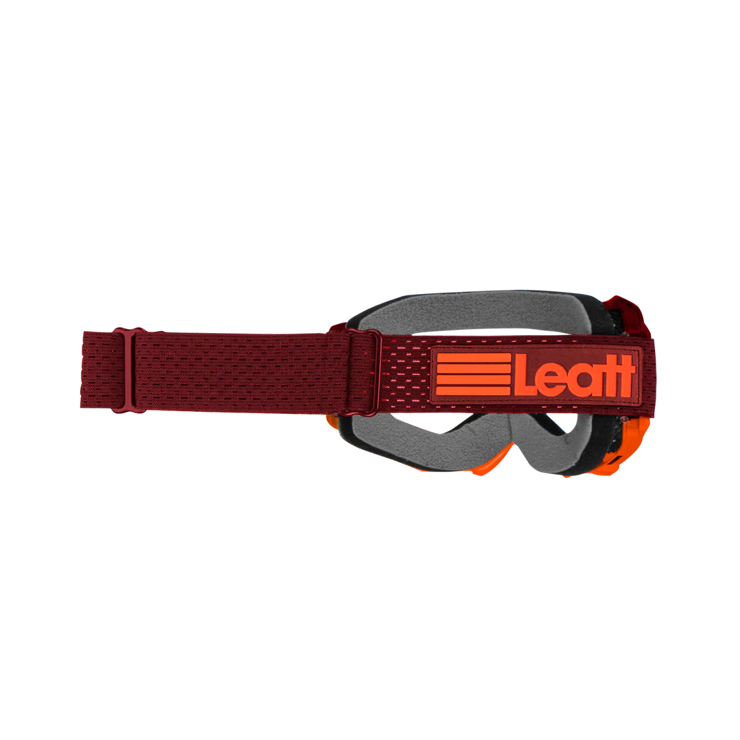 LEATT VELOCITY 4.0 MTB FLAME Orange CLEAR 83 VLT Maske