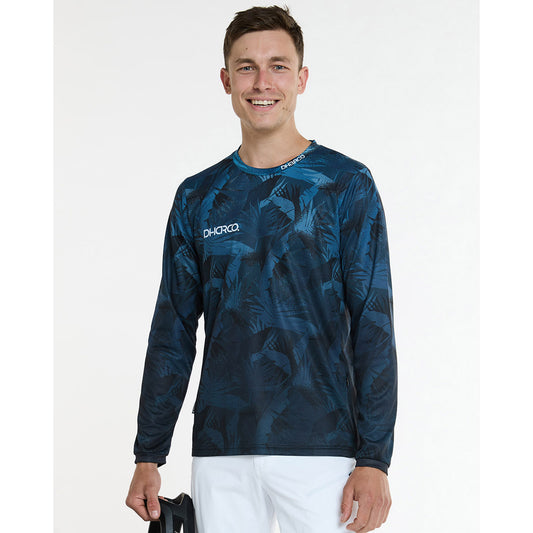 DHARCO GRAVITY DARK ROOM Trikot Langarm Blau