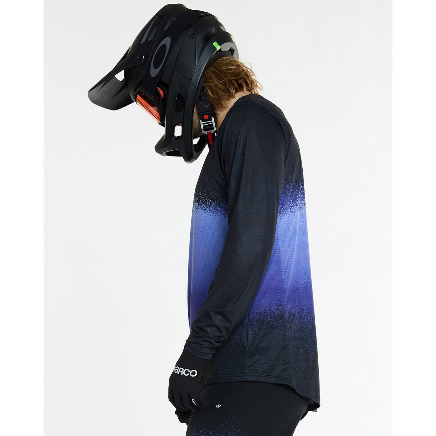DHARCO ULTRA VIOLETT Trikot Langarm Schwarz/Violett