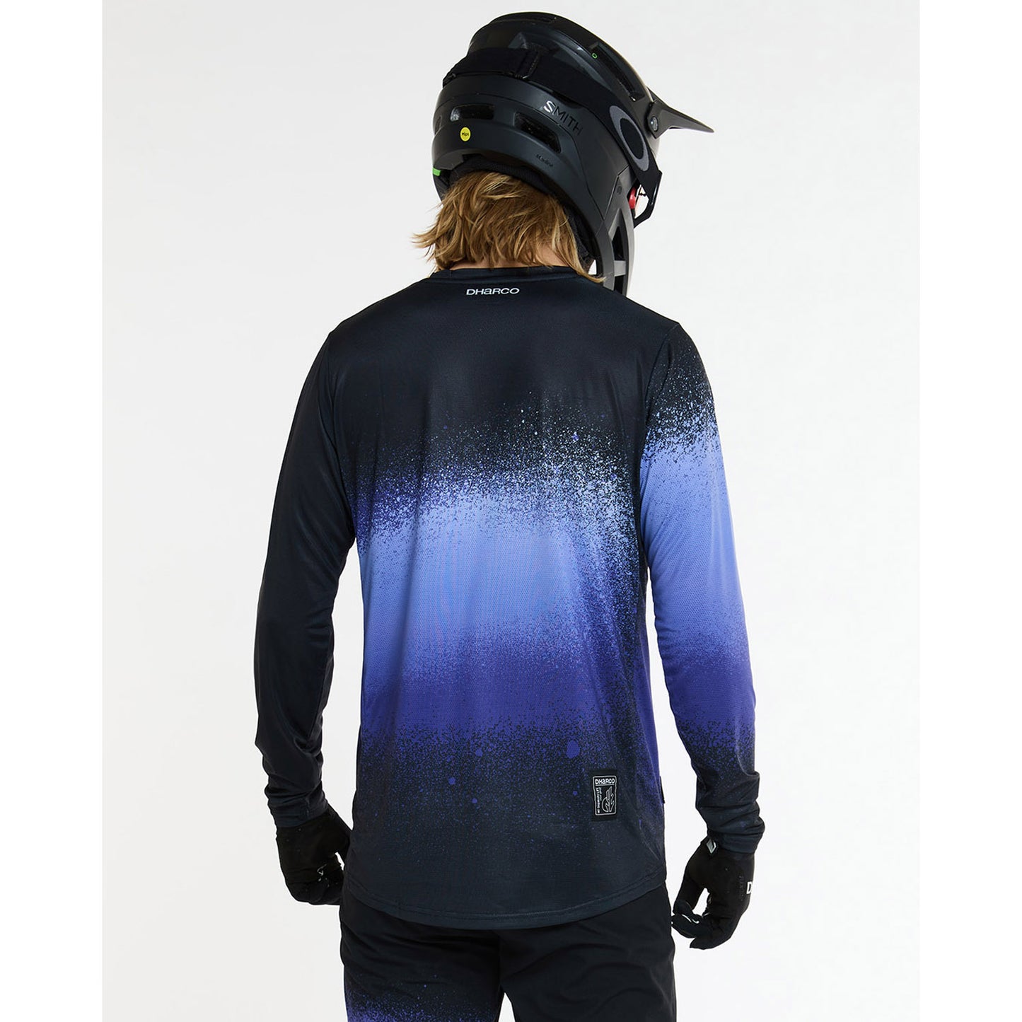 DHARCO ULTRA VIOLETT Trikot Langarm Schwarz/Violett
