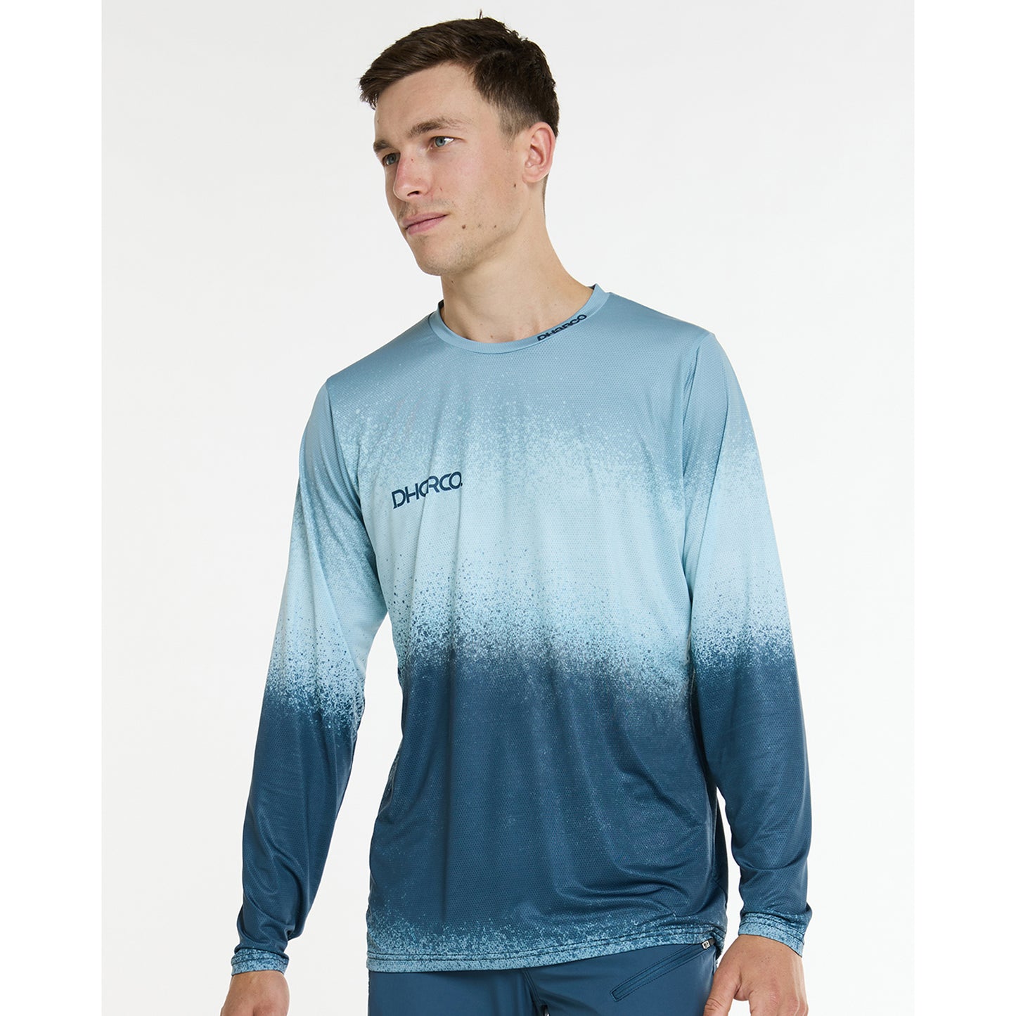 DHARCO RACE NU WAVE Trikot Langarm Blau