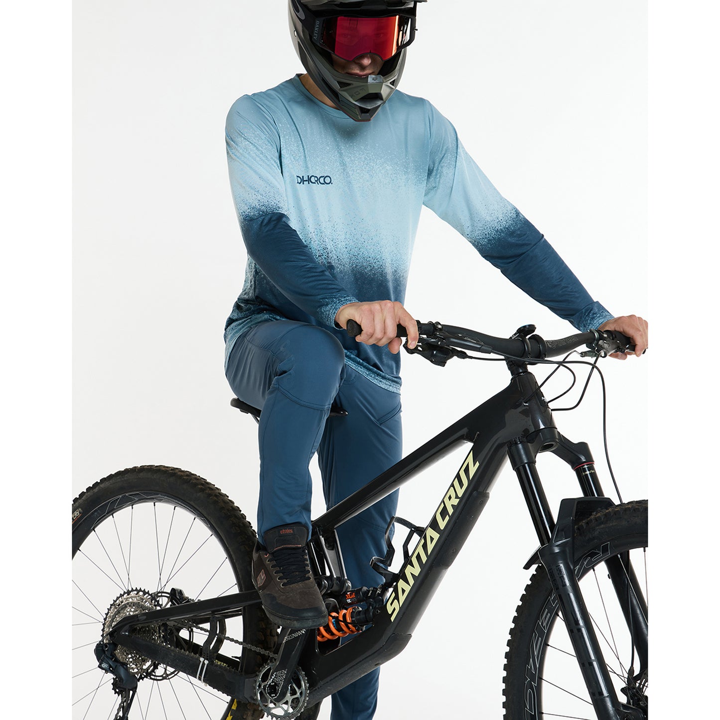 DHARCO RACE NU WAVE Trikot Langarm Blau