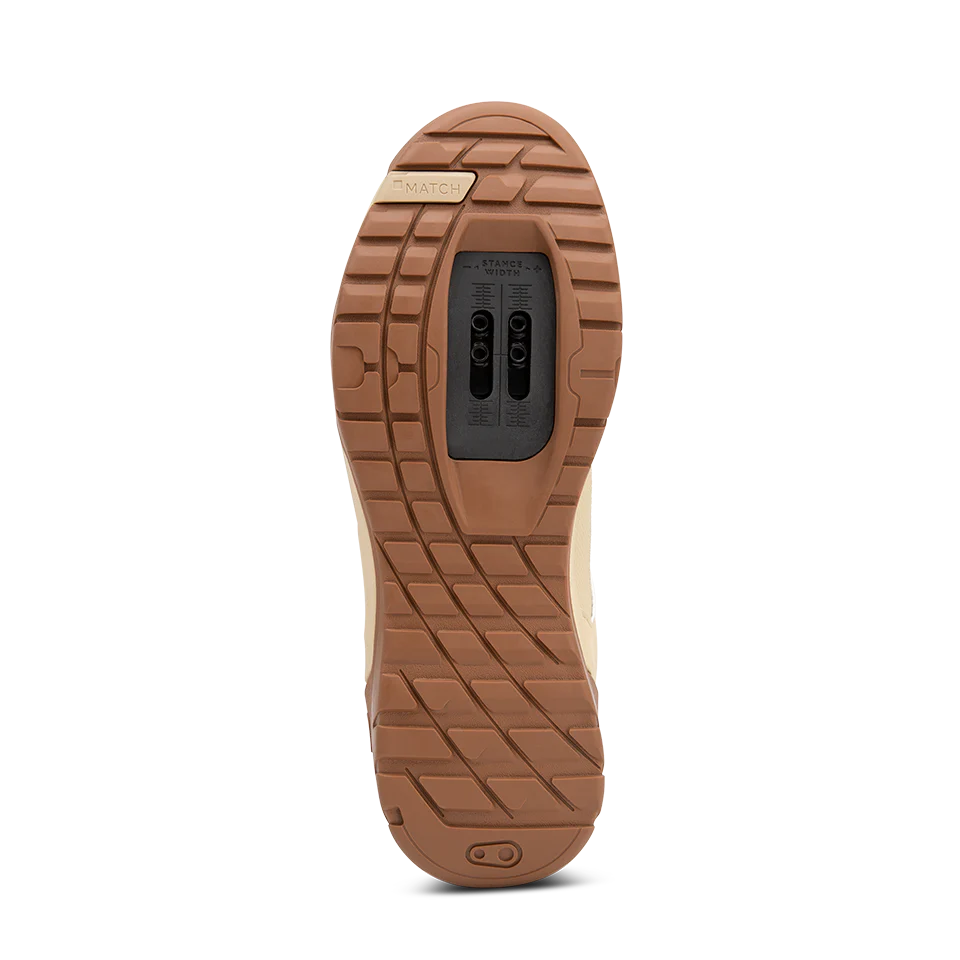 CRANKBROTHERS MTB-Schuhe MALLET ENDURO LACE CLIP-IN Beige Sand