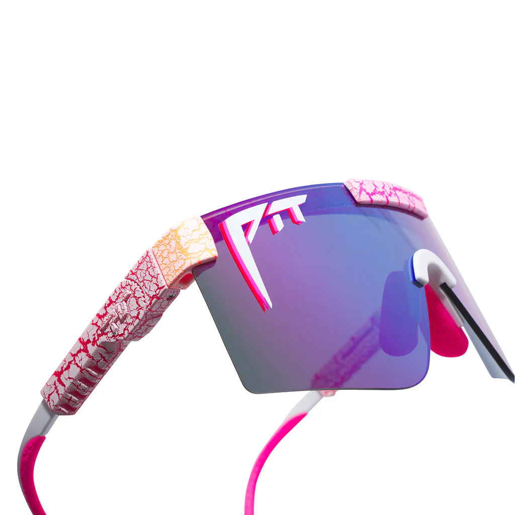 Brille PIT VIPER THE AFTERSHOCK ORIGINAL 2.0 WIDE HDPV Polarisiert Blau/Violett