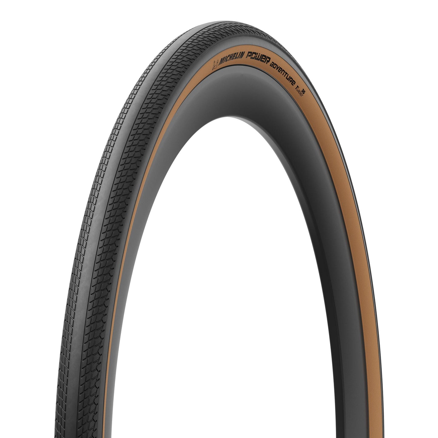 Reifen MICHELIN POWER ADVENTURE Competition Line 700x30c Tubeless Ready Braun