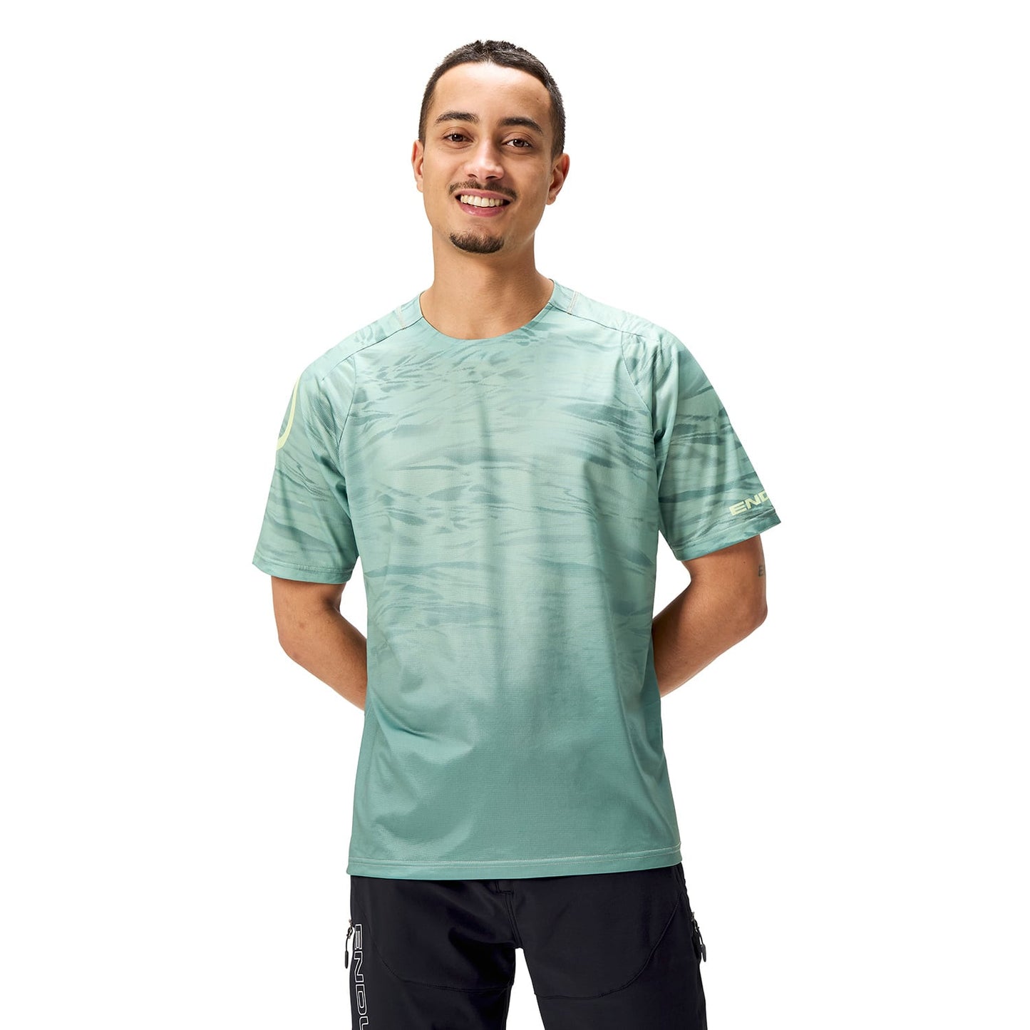 ENDURA MARBLE LTD PRINTED Kurzarmtrikot Grün 2025