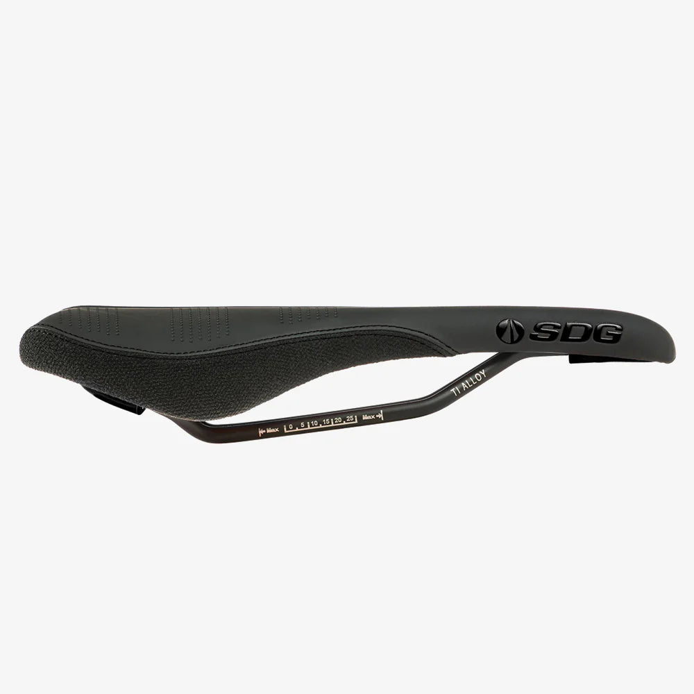 Selle SDG RADAR MTN Rails Titane-Alu Schwarz/Schwarz