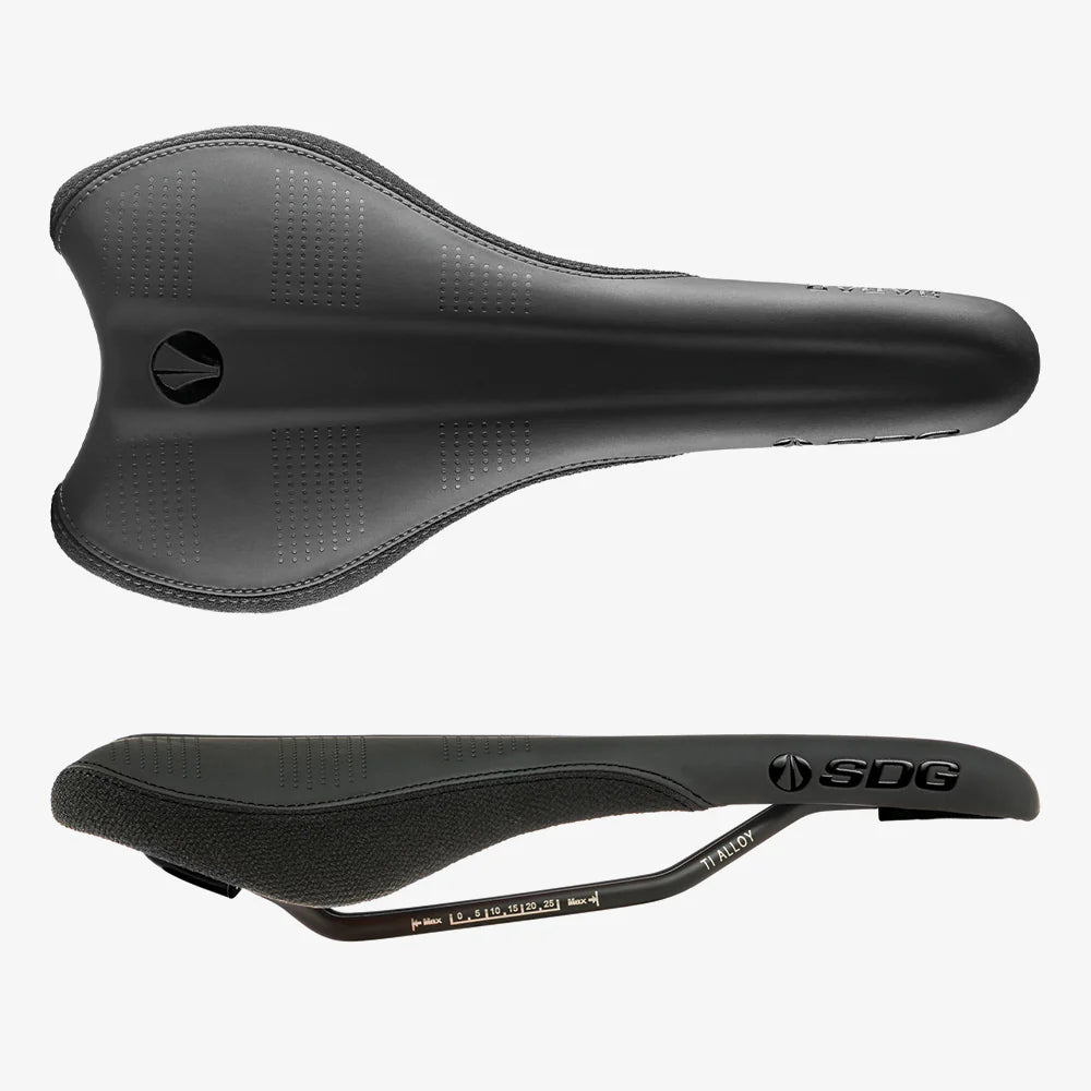 Selle SDG RADAR MTN Rails Titane-Alu Schwarz/Schwarz