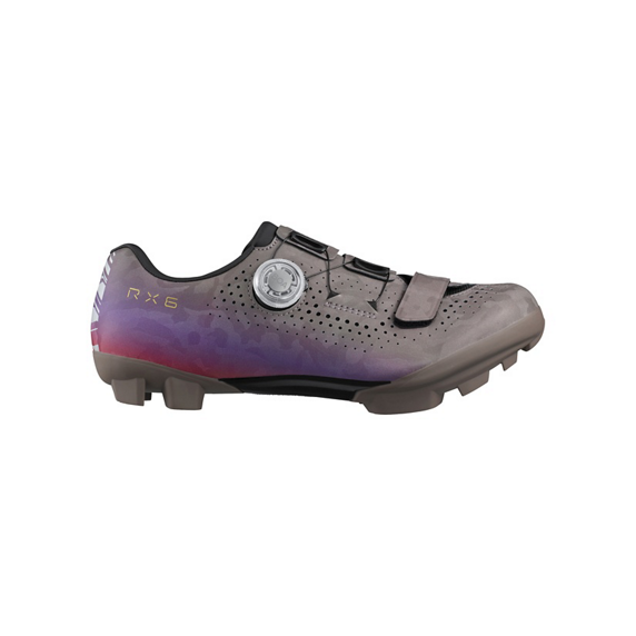 Gravel SHIMMANO RX600 Women's Shoes Grau /Violett