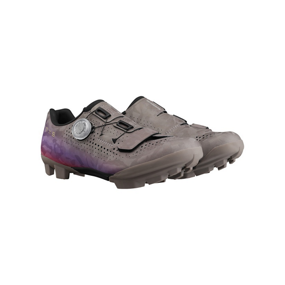 Gravel SHIMMANO RX600 Women's Shoes Grau /Violett