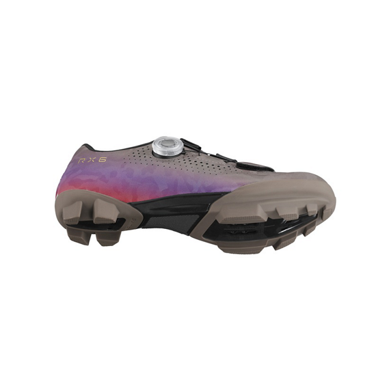 Gravel SHIMMANO RX600 Women's Shoes Grau /Violett