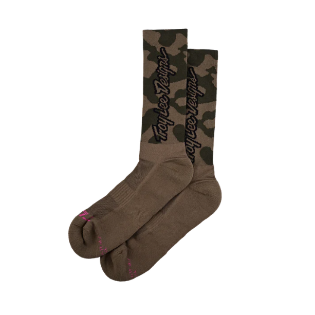 TROY LEE DESIGNS PERFORMANCE SCRUBLAND Camouflage Khaki Socken