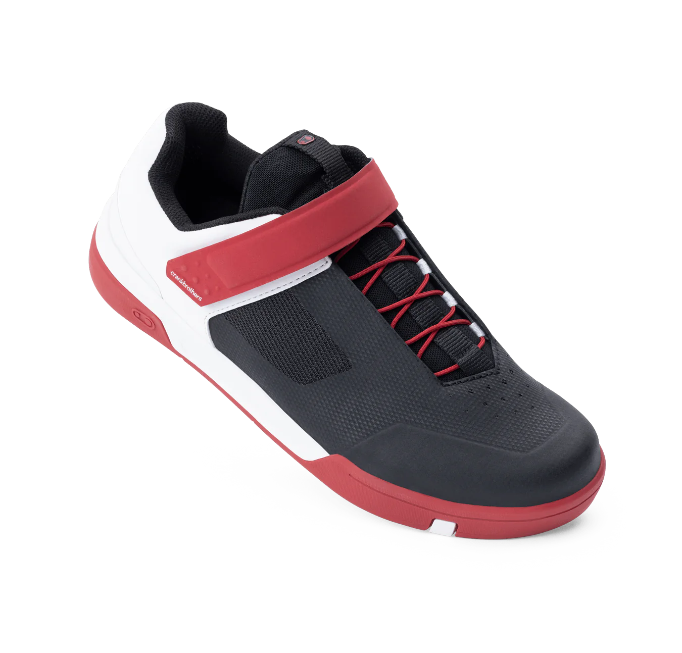 CRANKBROTHERS STAMP SPEED LACE FLAT MTB-Schuhe Schwarz/Rot/Weiß