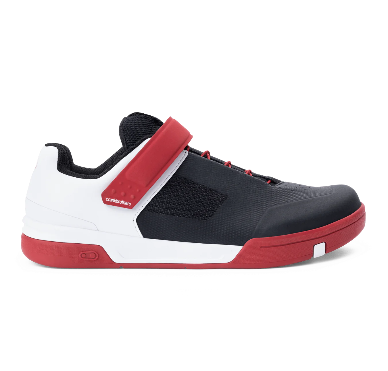 CRANKBROTHERS STAMP SPEED LACE FLAT MTB-Schuhe Schwarz/Rot/Weiß