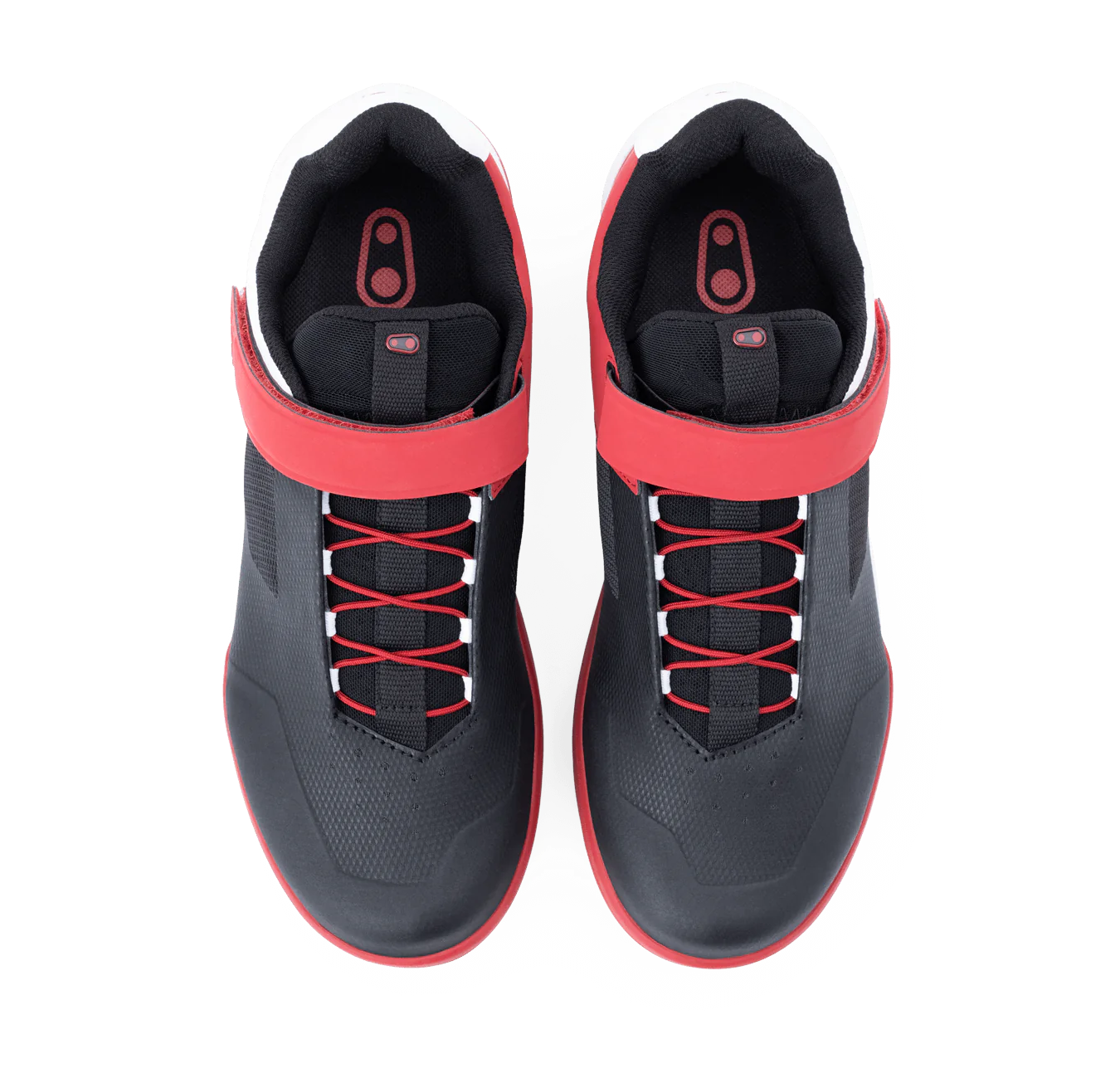 CRANKBROTHERS STAMP SPEED LACE FLAT MTB-Schuhe Schwarz/Rot/Weiß