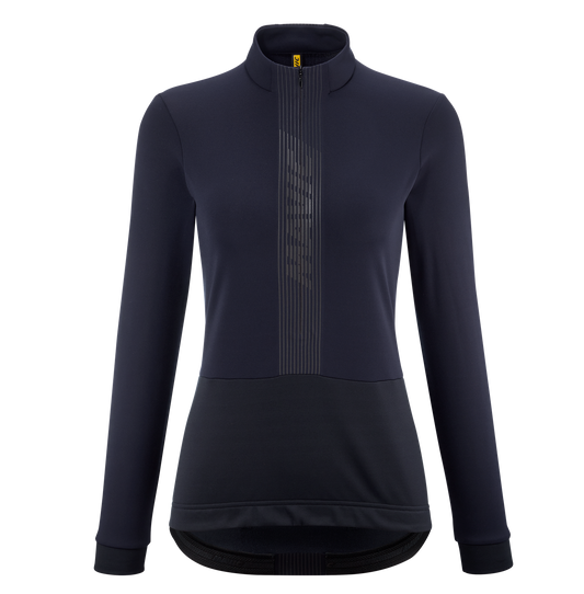 MAVIC KSYRIUM THERMO Damen Langarm Trikot Blau