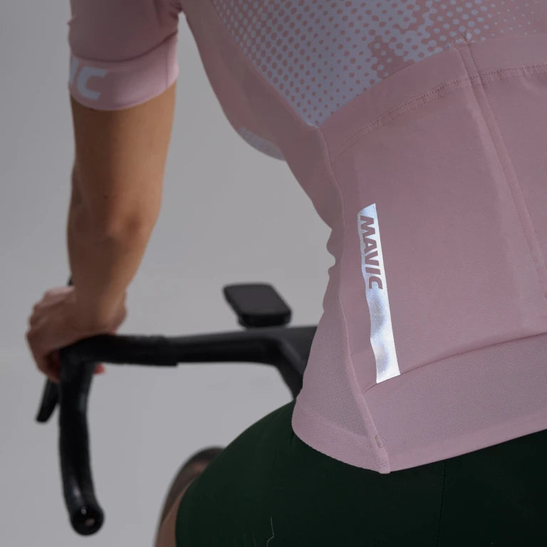 MAVIC AKSIUM GRAPHIC Trikot Kurzarm Frau Rosa